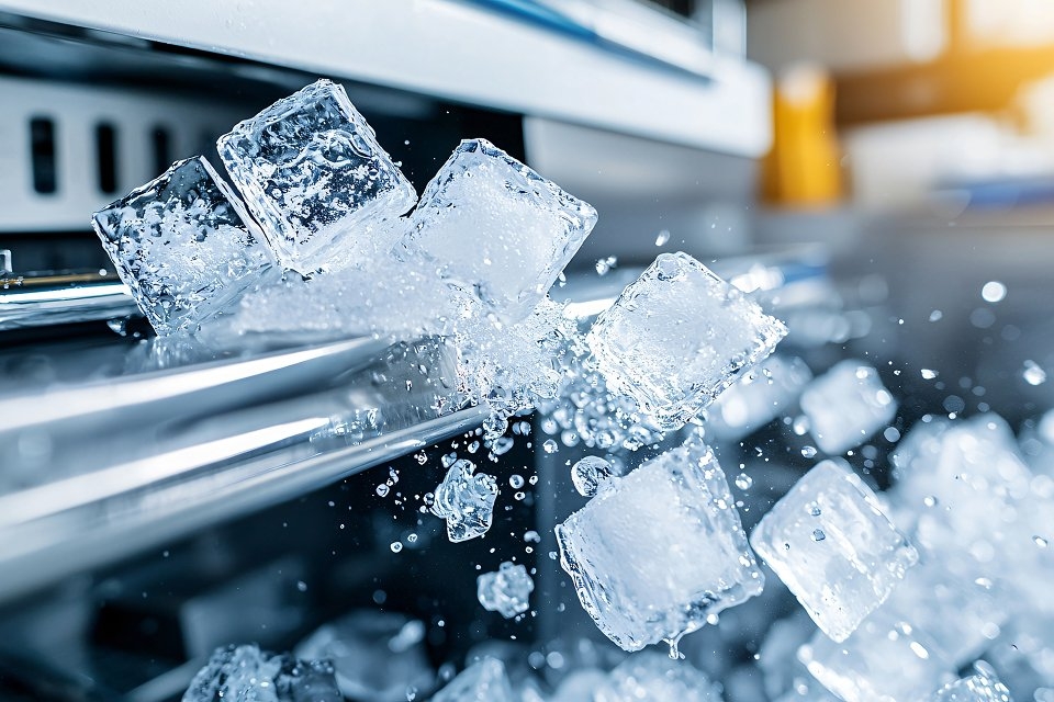 การลงทุนเครื่องทำน้ำแข็งขนาดใหญ่